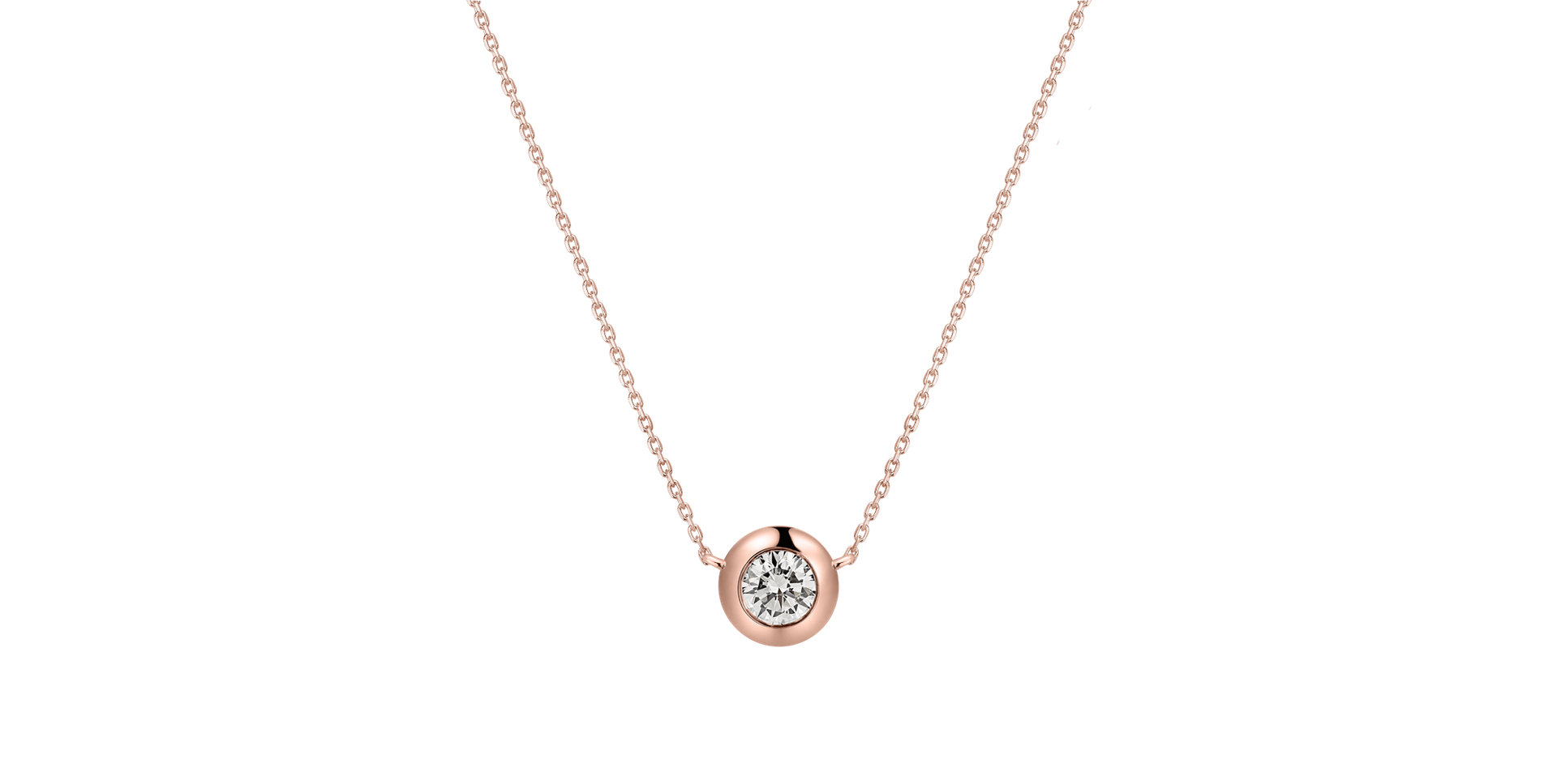 Diamond necklace Sparkling Drop