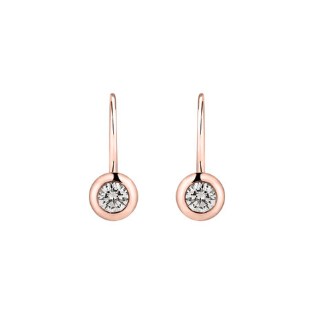 Diamond earrings Sparkling Drops