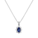 Diamond necklace with Tanzanite Royal Aurora3