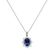 Diamond necklace with Tanzanite Royal Aurora3
