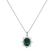 Diamond necklace with Emerald Royal Aurora3