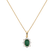 Diamond pendant with Emerald Princess5