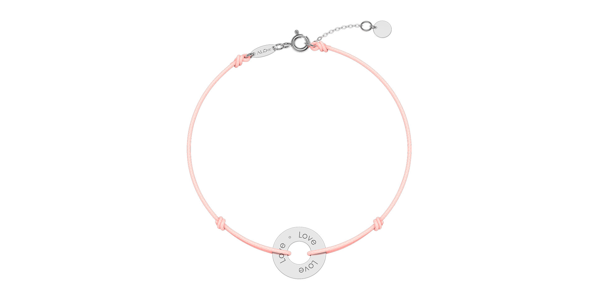 Diamond bracelet Love Circle