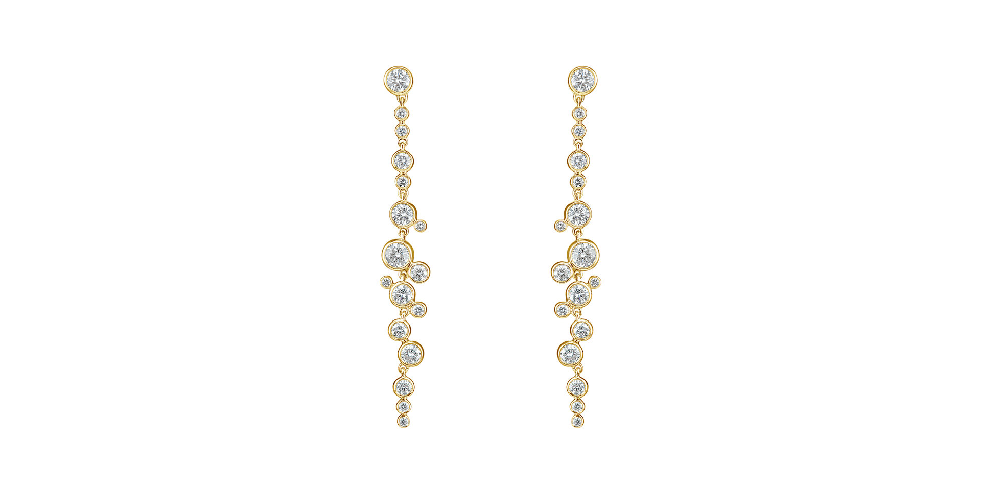 Diamond earrings Heaven Waterfall