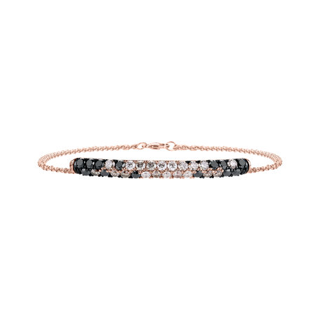 Bracelet with coloured diamonds Inferno Spark