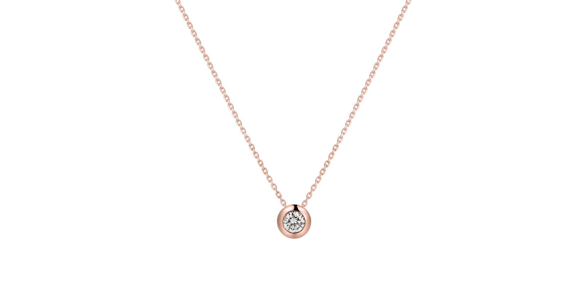 Diamond necklace Sparkling Dot