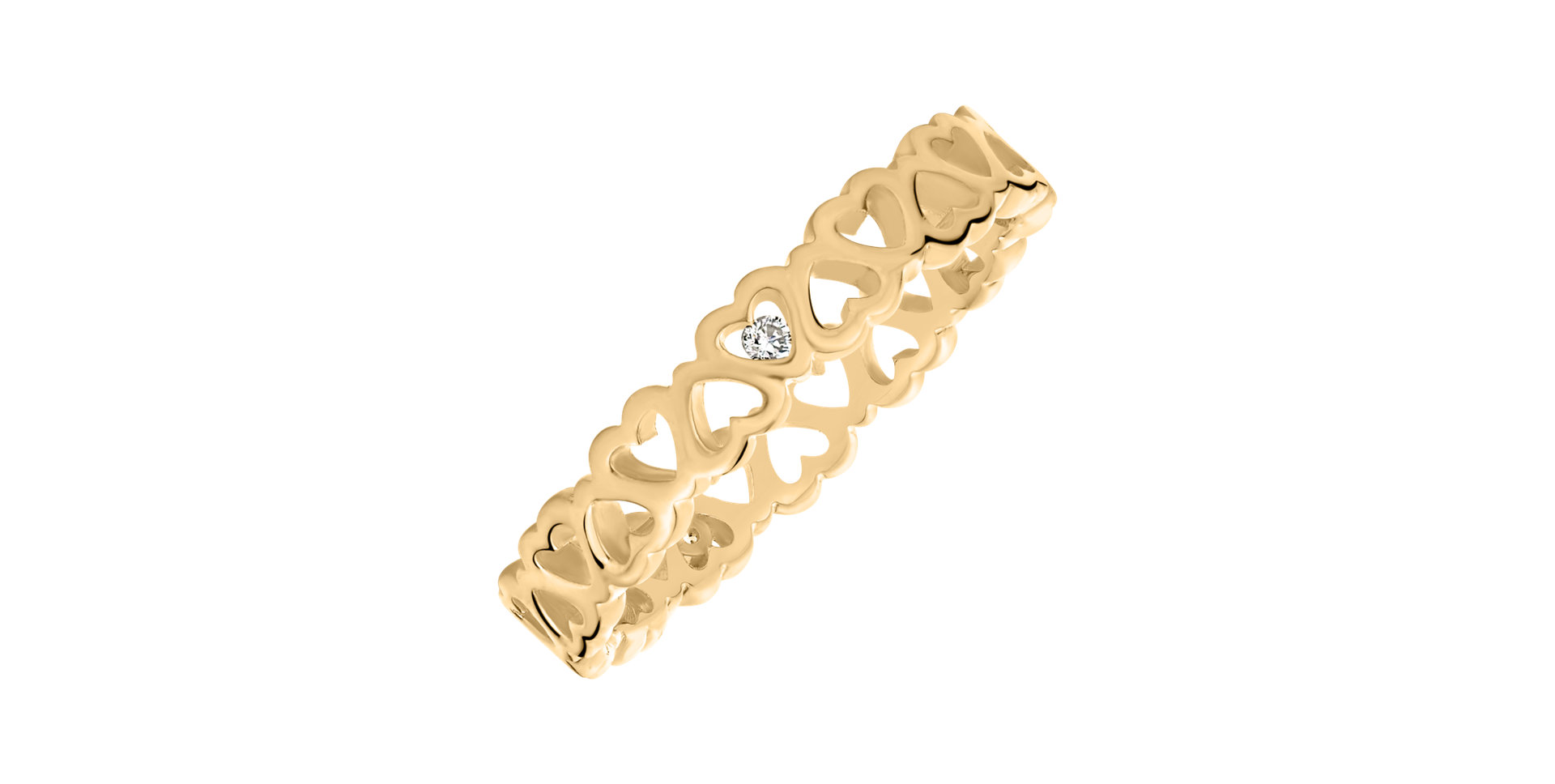 Diamond ring Love Contour