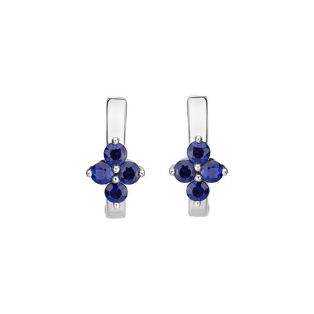 Earrings with Sapphire Sapphire Dream