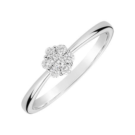 Diamond ring Shiny Flower