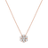 Diamond necklace Shiny Flower5
