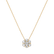 Diamond necklace Shiny Flower5