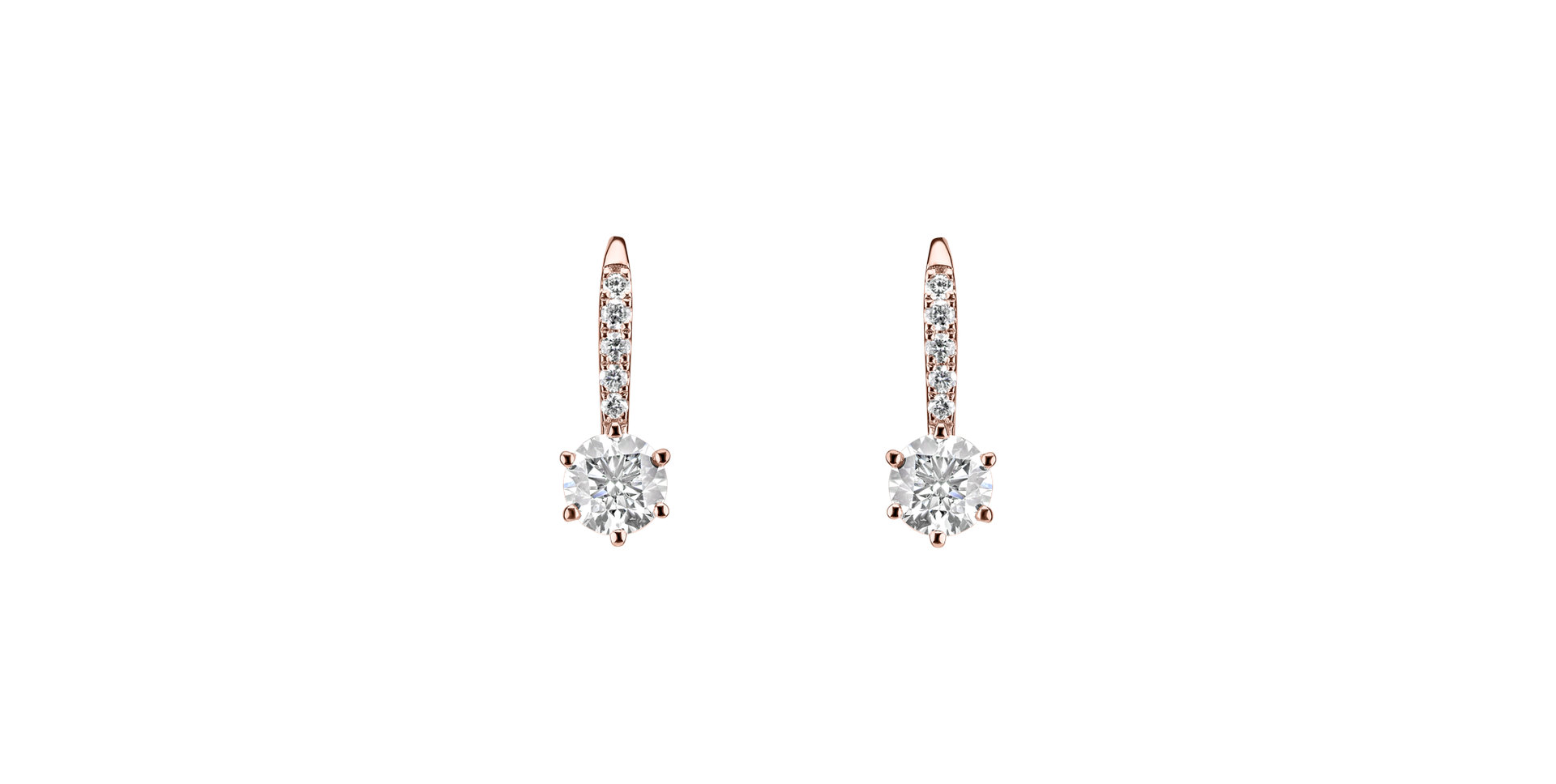 Diamond earrings Sparkless