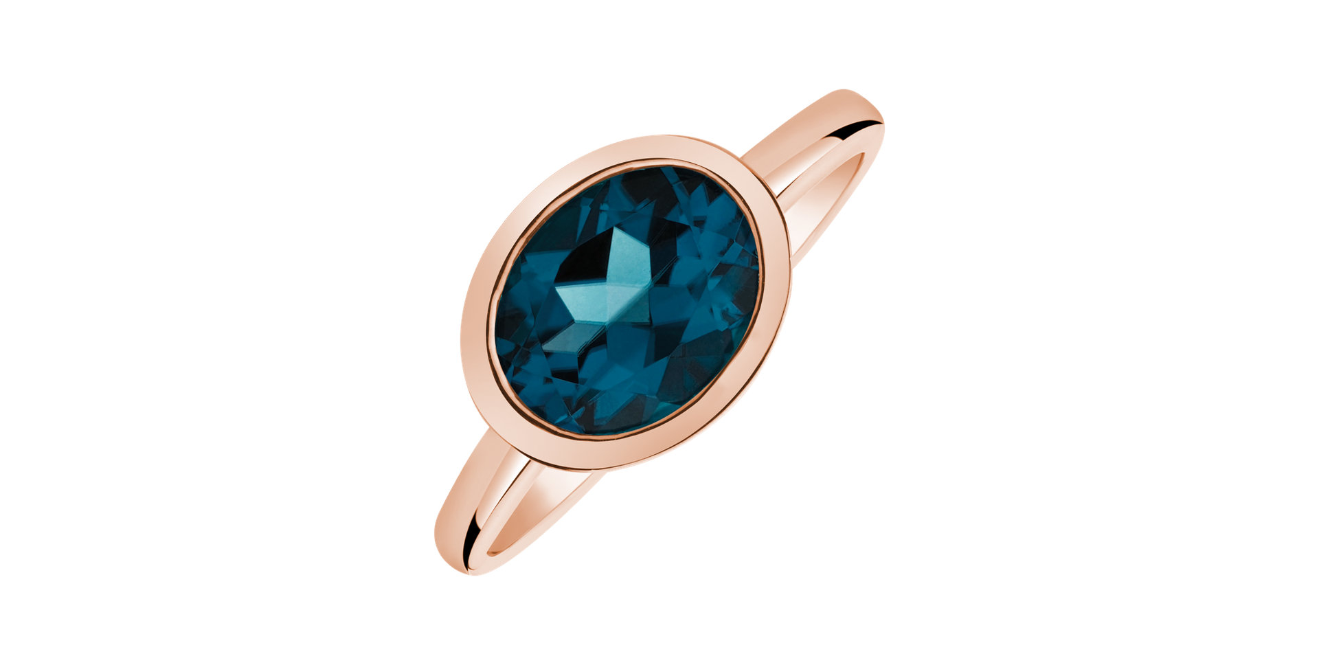 Ring with Topaz London Bonbon