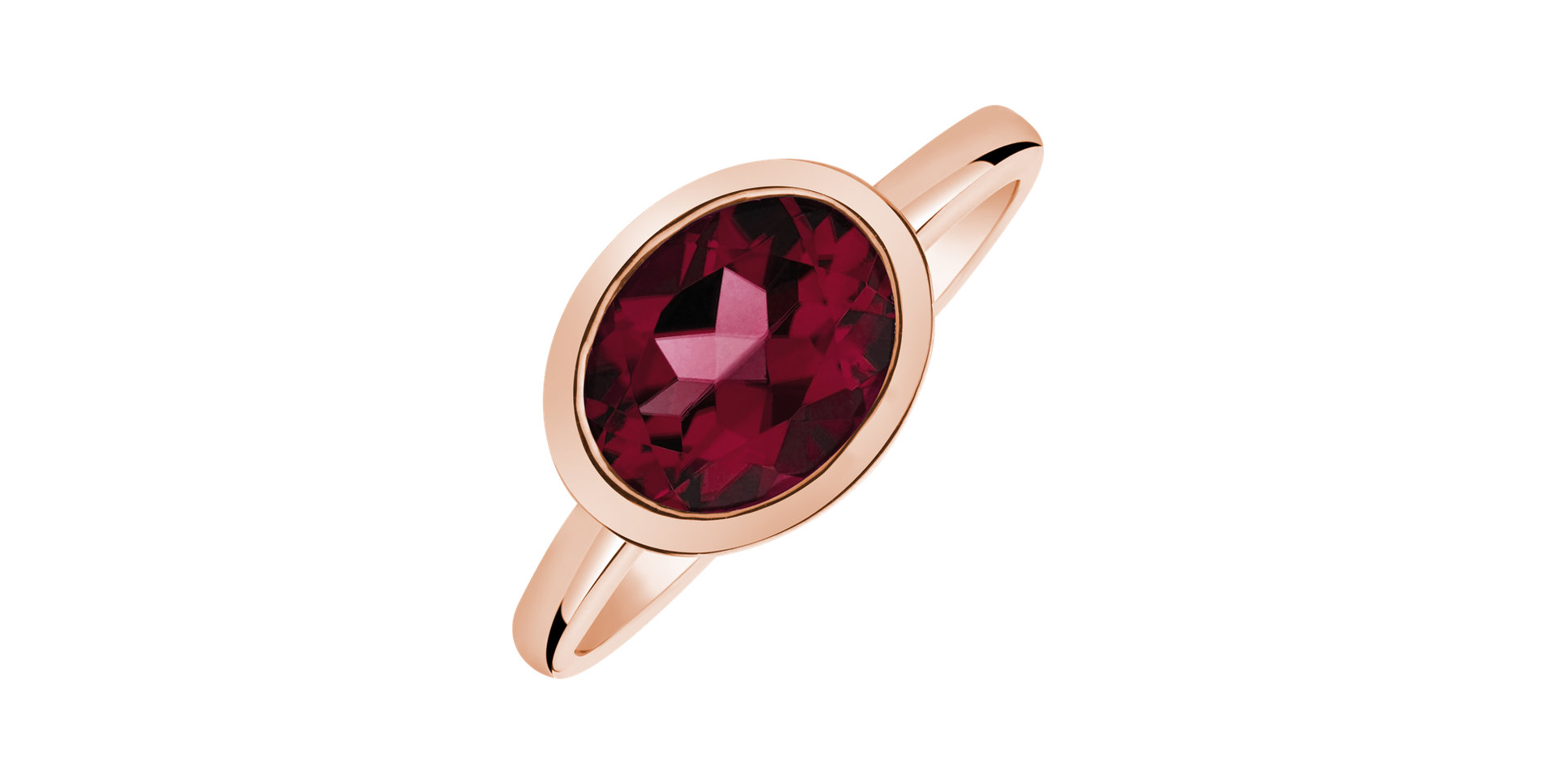 Ring with Rhodolite Bonbon