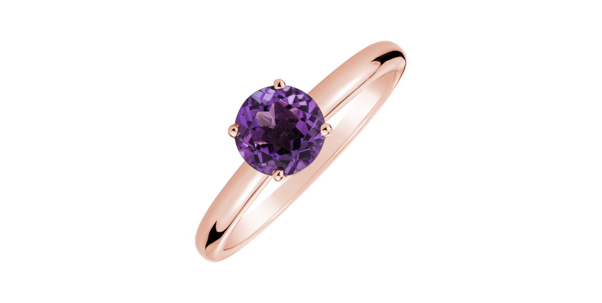 Ring with Amethyst Brazil Bonbon
