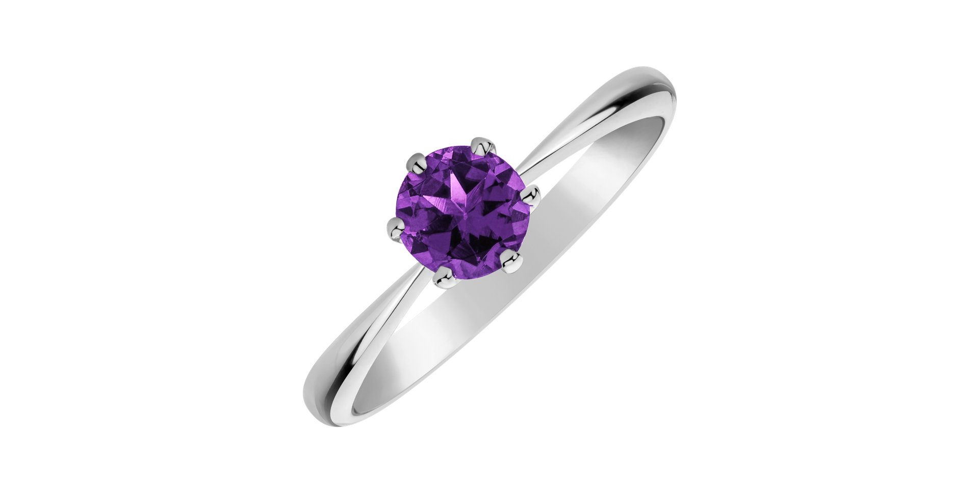 Ring with Amethyst Brazil Bonbon
