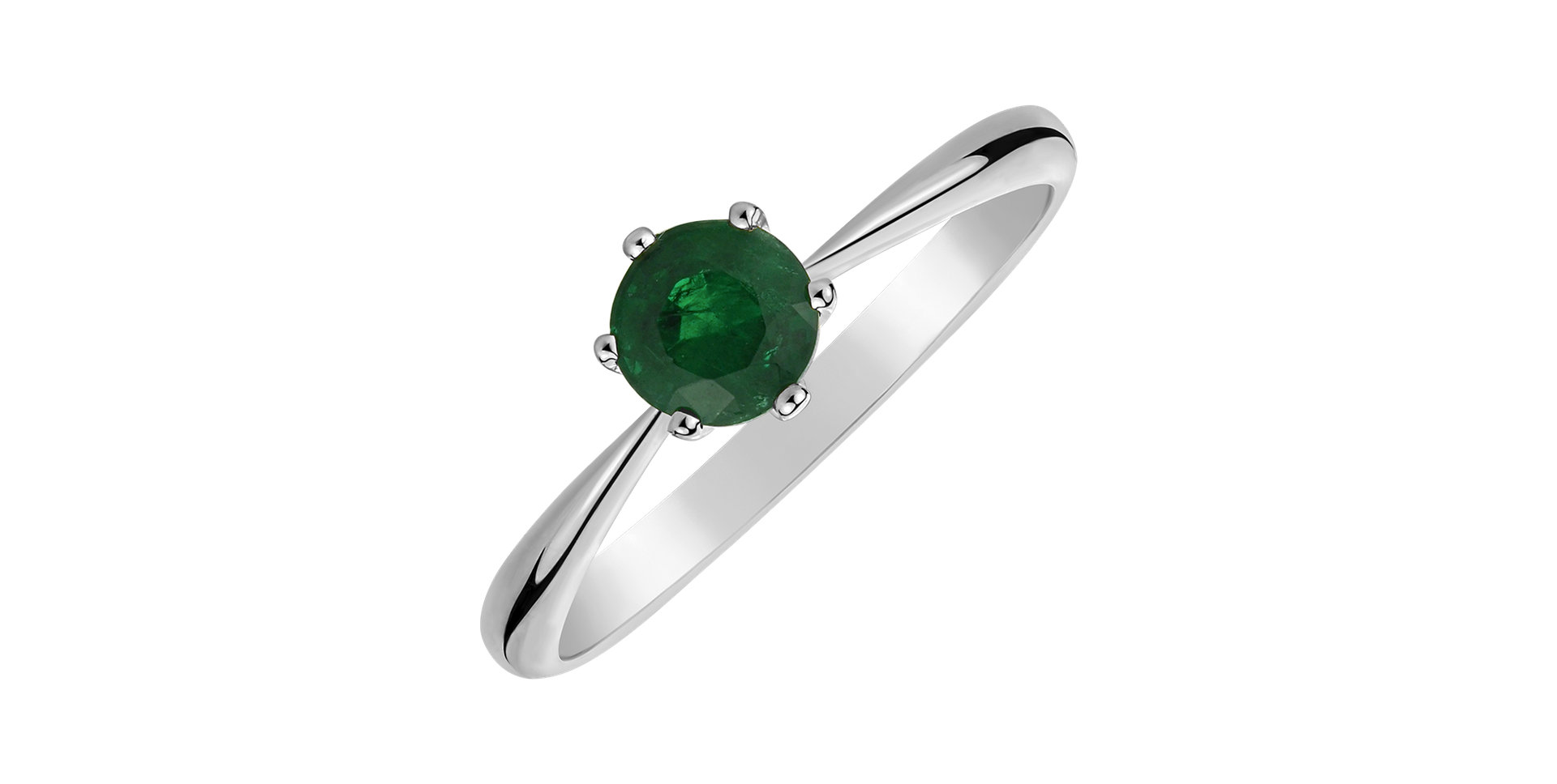 Ring with Emerald Bonbon