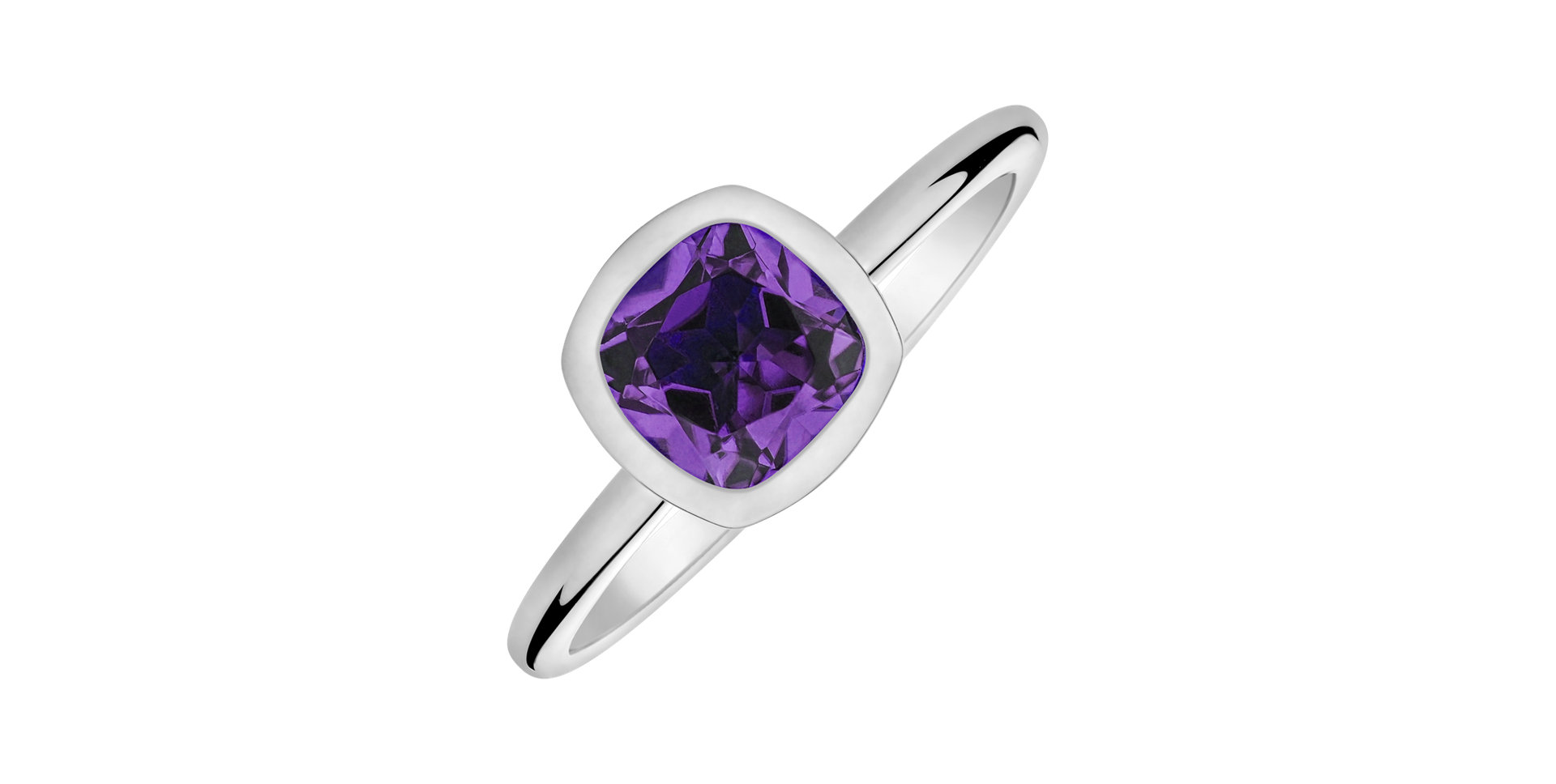 Ring with Amethyst Brazil Bonbon