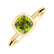 Ring with Peridot Space Bonbon7