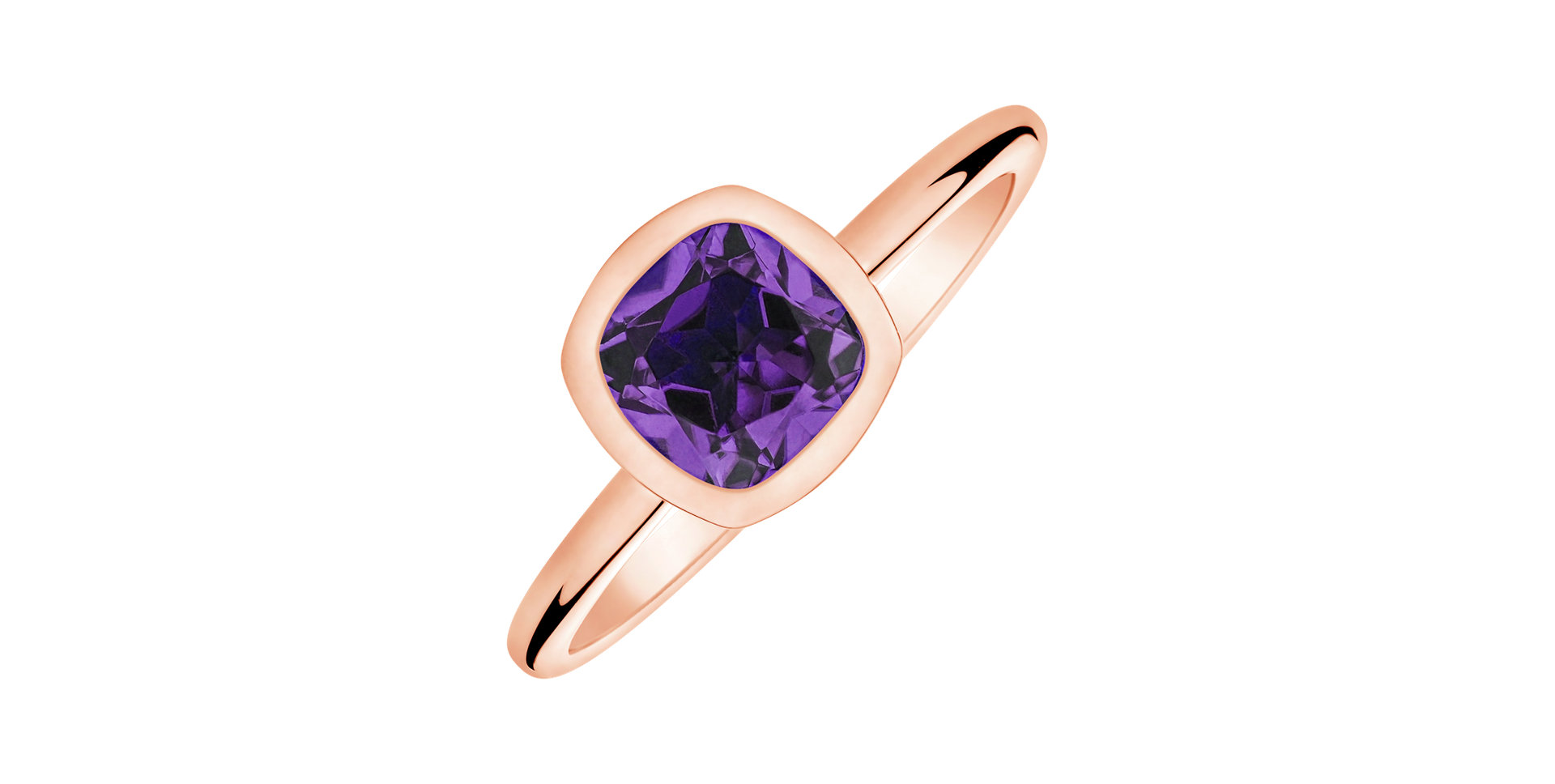 Ring with Amethyst Brazil Bonbon