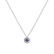 Diamond necklace with Sapphire Cecelia3