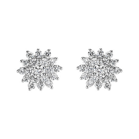 Diamond earrings Evening Sky