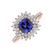 Diamond ring with Tanzanite Elegant Passion4