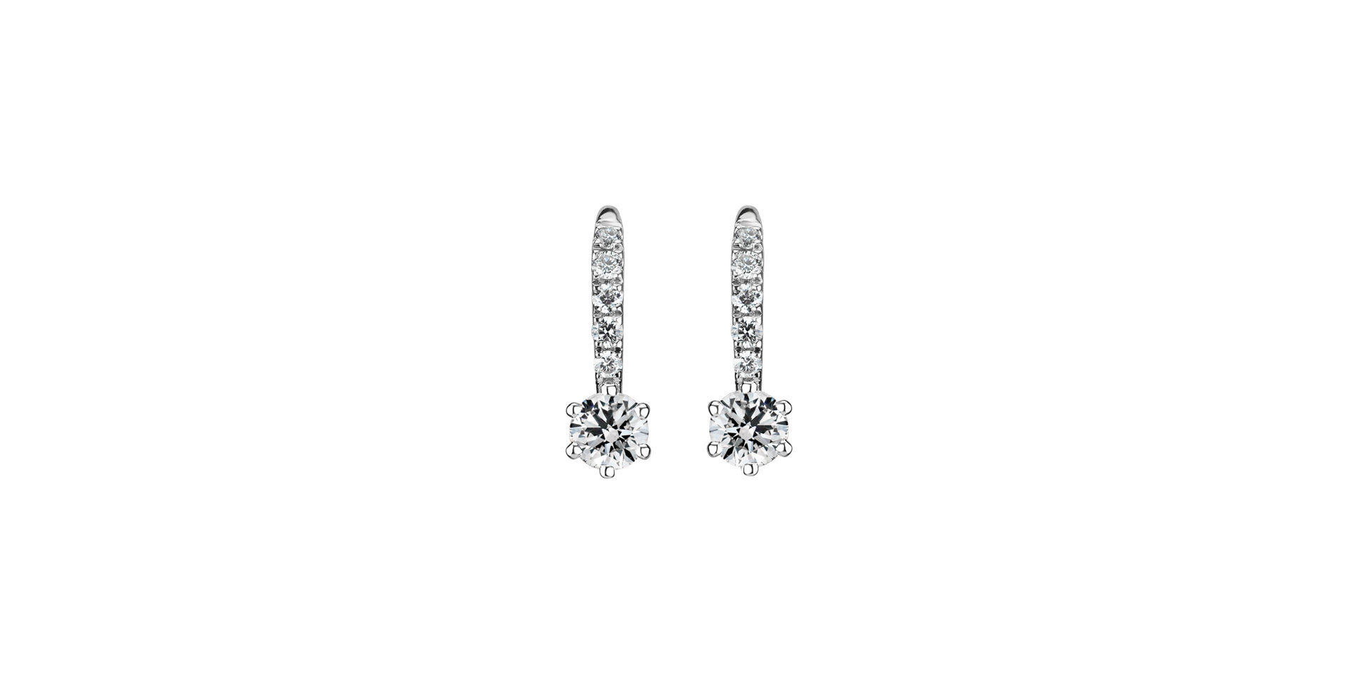 Diamond earrings Sparkless