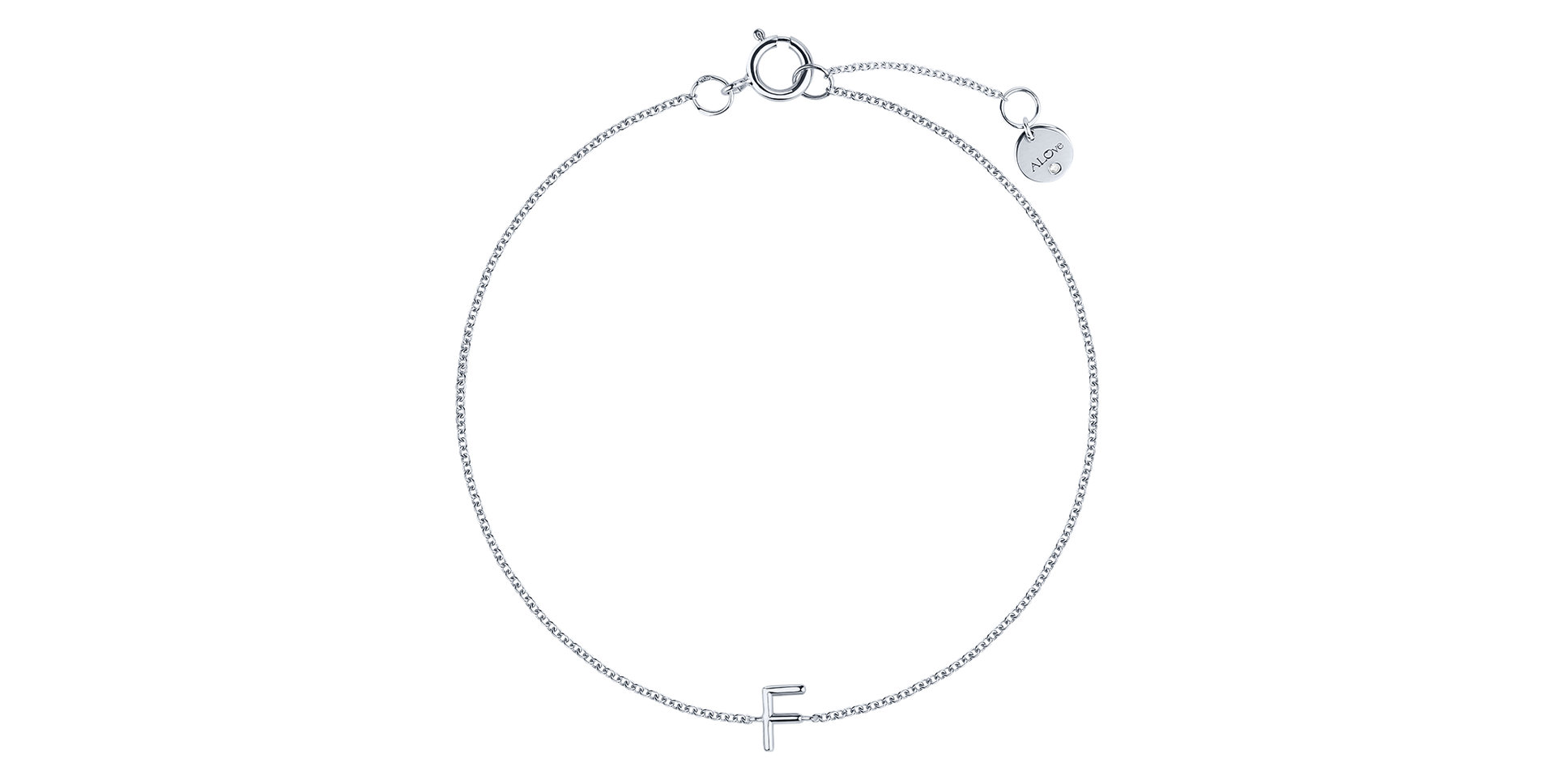 Diamond bracelet Round Line F