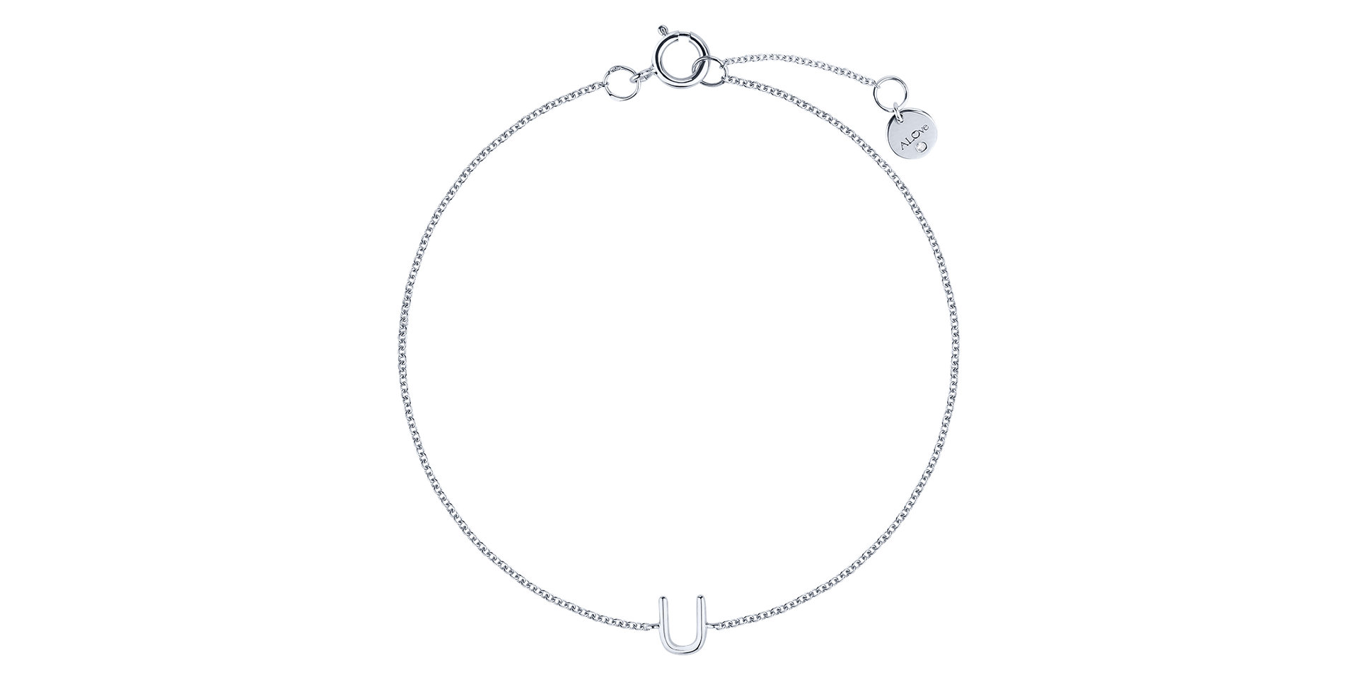 Diamond bracelet Round Line U