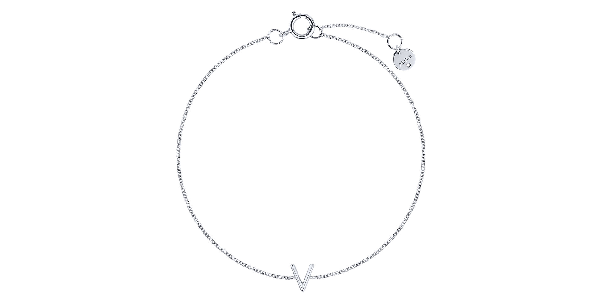 Diamond bracelet Round Line V