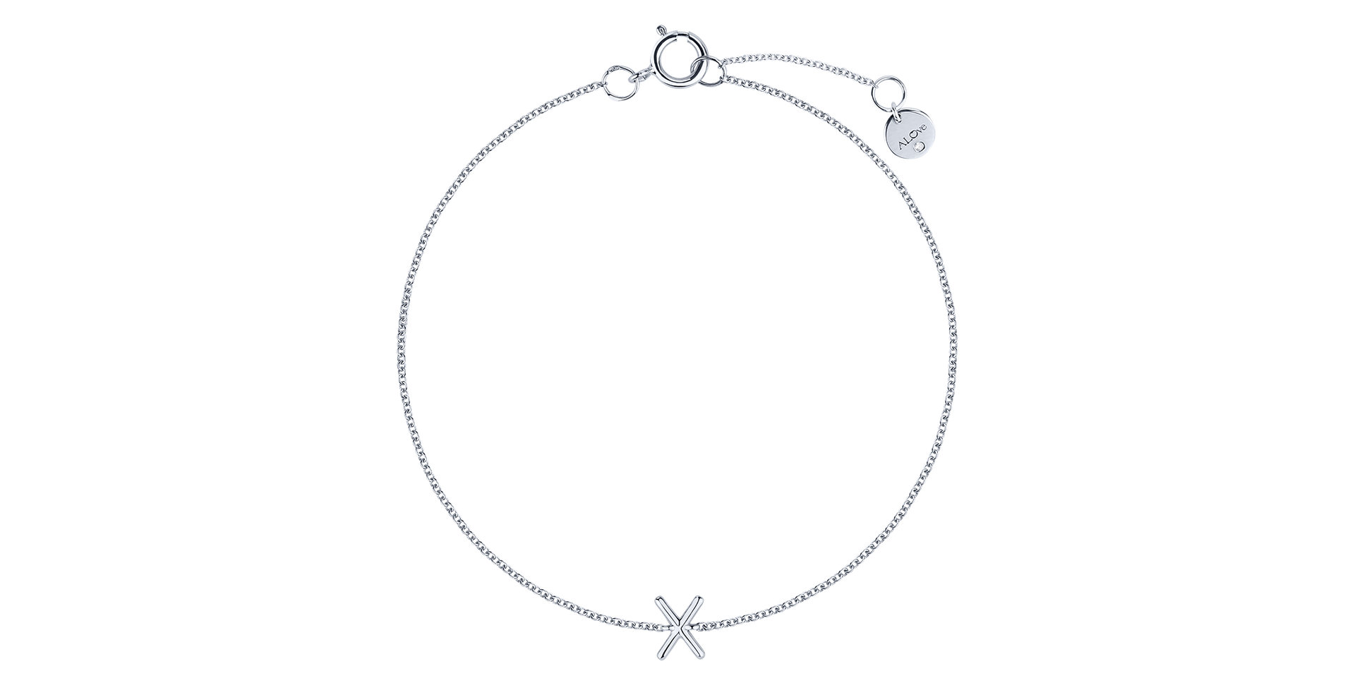 Diamond bracelet Round Line X