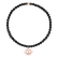 Diamond bracelet with Agate Dark Lotus5