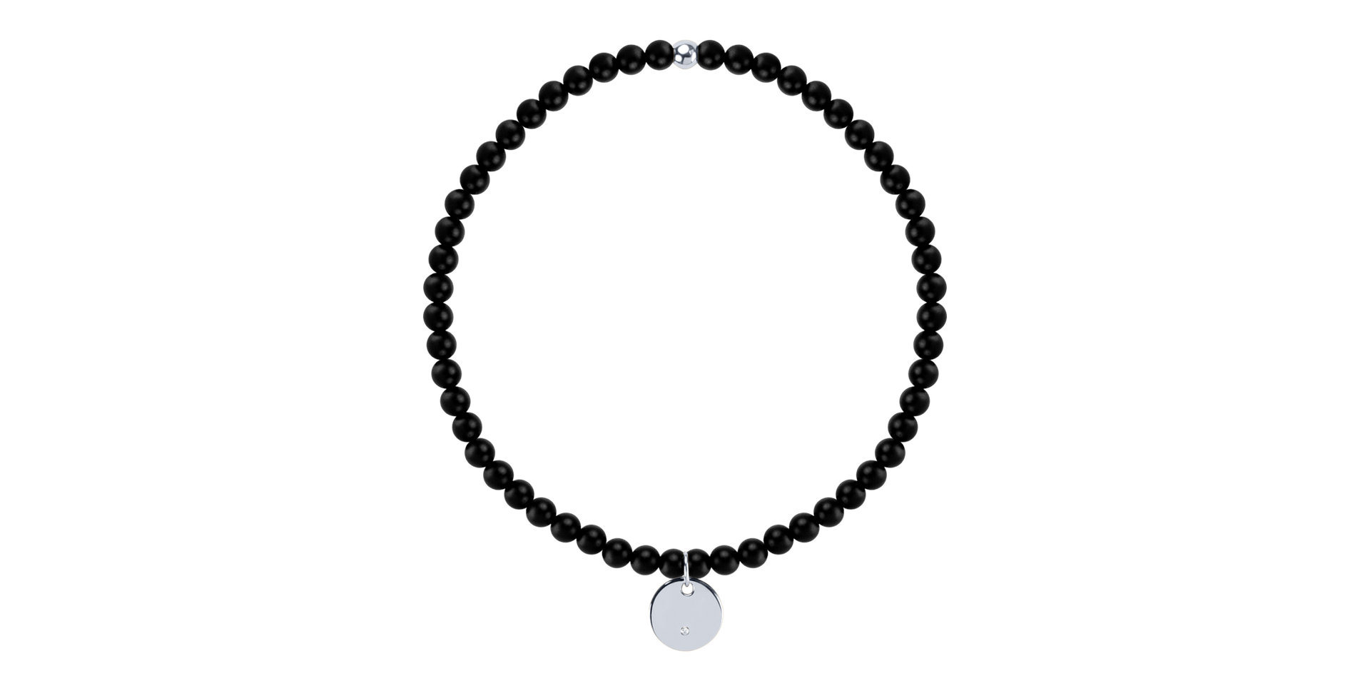 Diamond bracelet with Agate Dark Touch