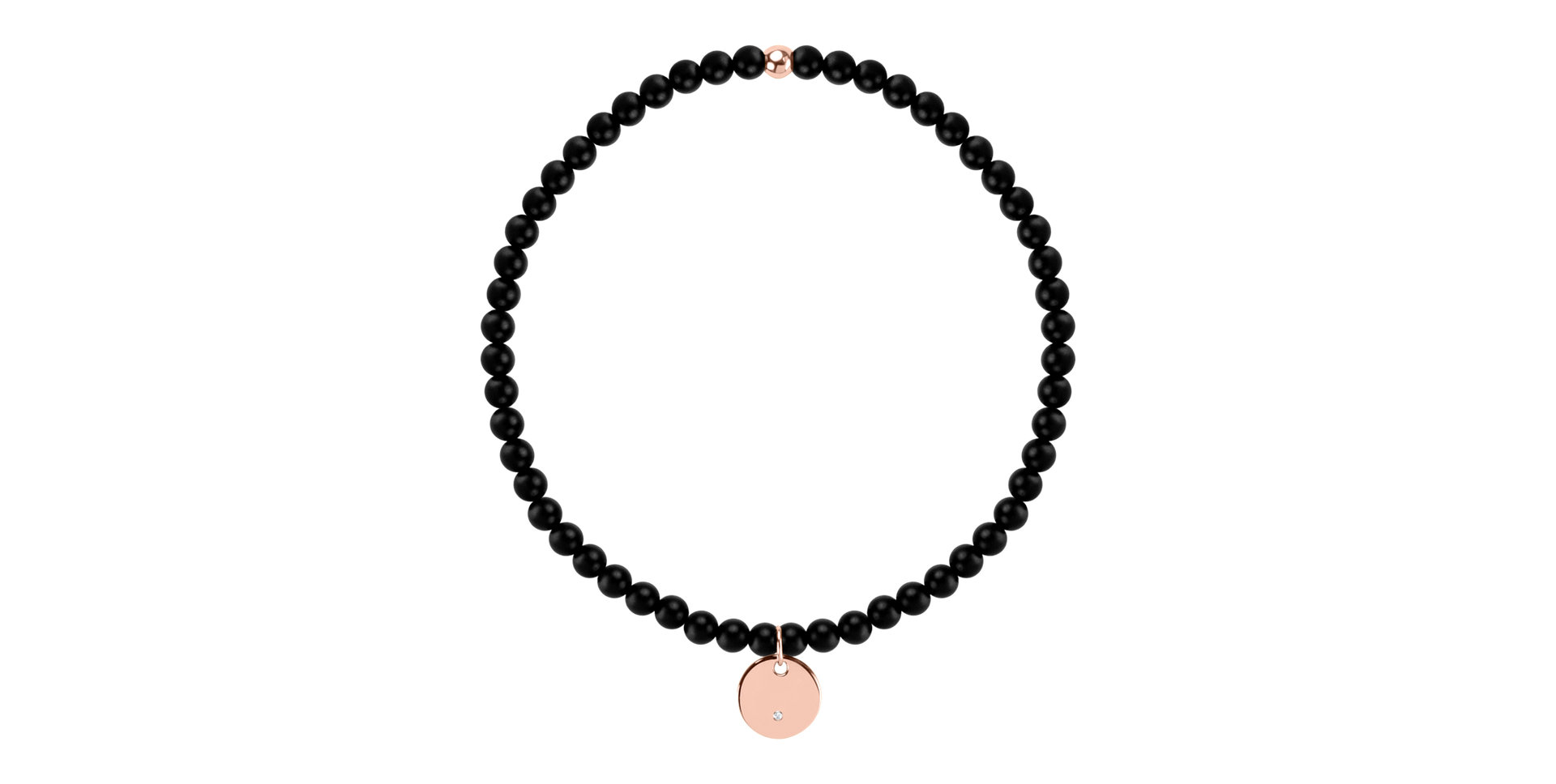 Diamond bracelet with Agate Dark Touch