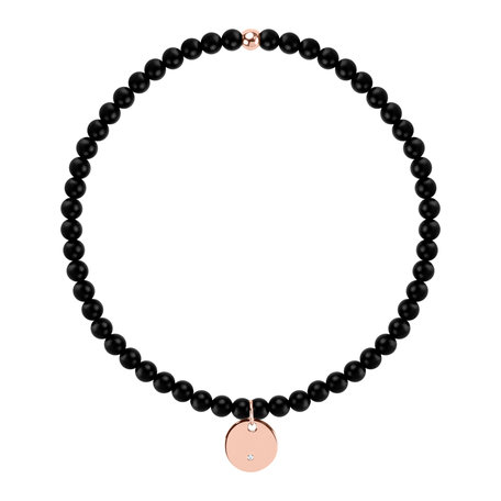 Diamond bracelet with Agate Dark Touch