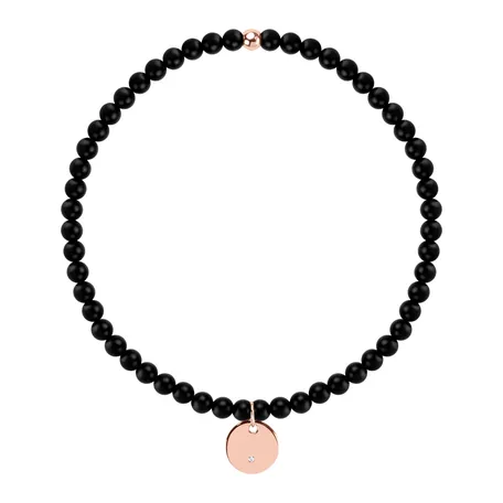 Diamond bracelet with Agate Dark Touch