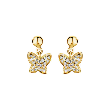 Diamond earrings Amazing Butterfly