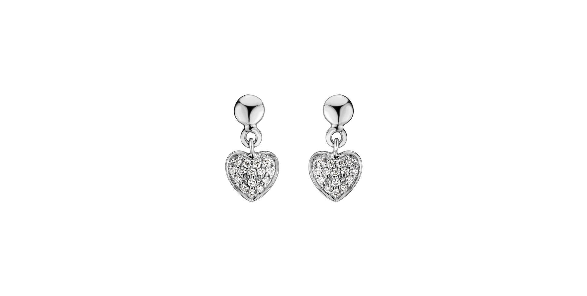 Diamond earrings Amazing Heart