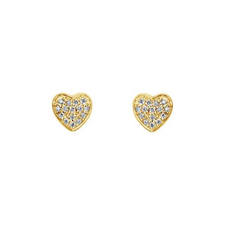 Diamond earrings Amazing Heart