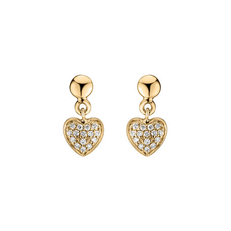 Diamond earrings Amazing Heart