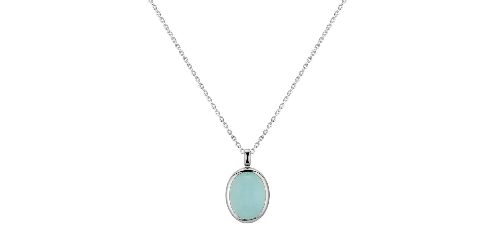 Pendant with Chalcedony Gem Grace
