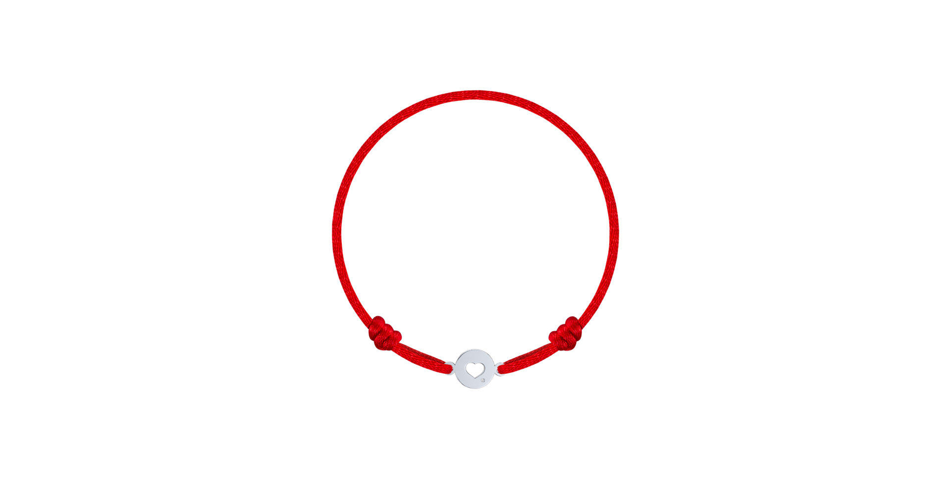 Children's diamond bracelet Heart Circle
