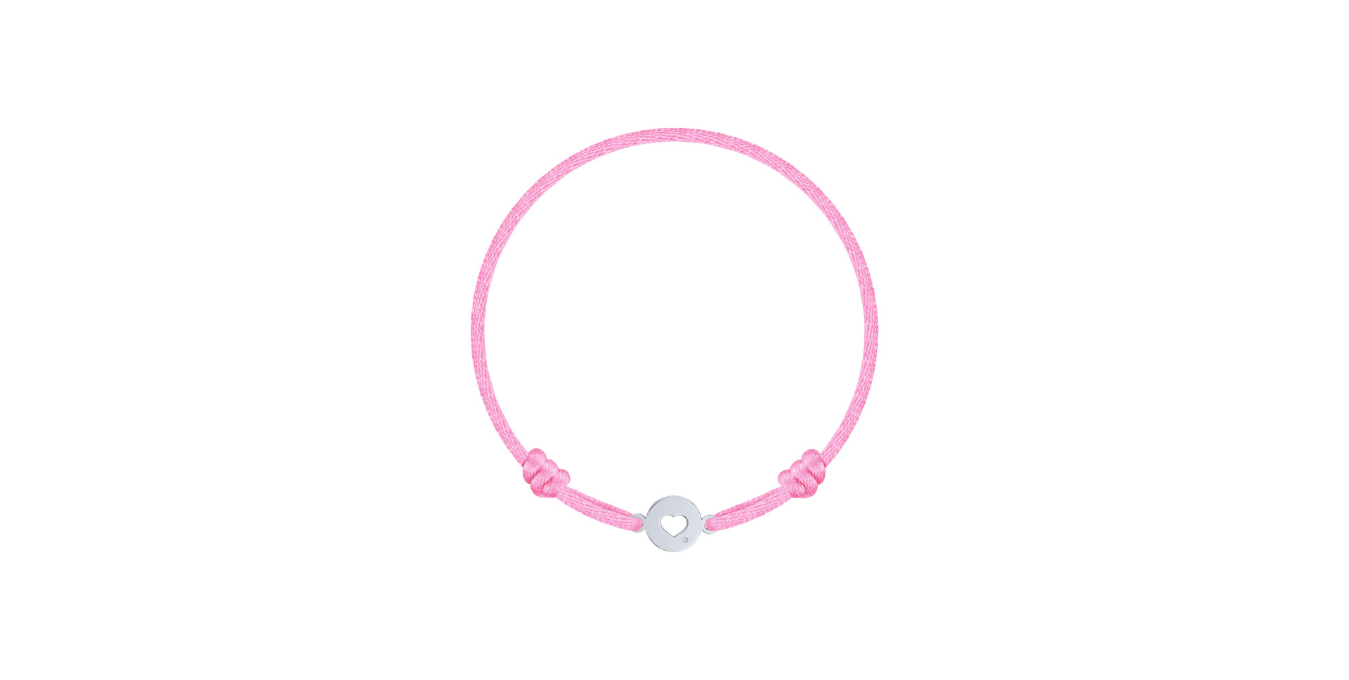 Children's diamond bracelet Heart Circle