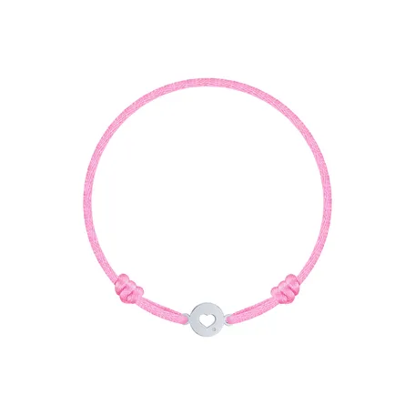Children's diamond bracelet Heart Circle