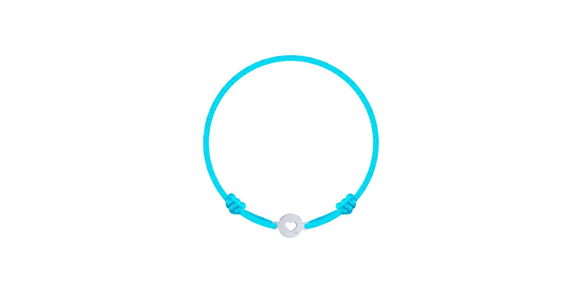 Children's diamond bracelet Heart Circle