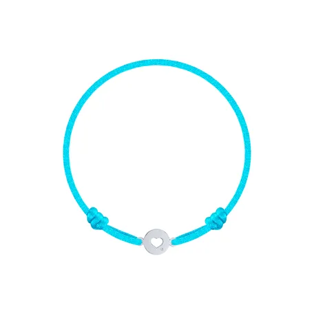 Children's diamond bracelet Heart Circle