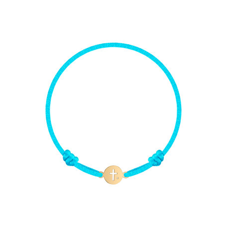 Children's diamond bracelet Cross Circle