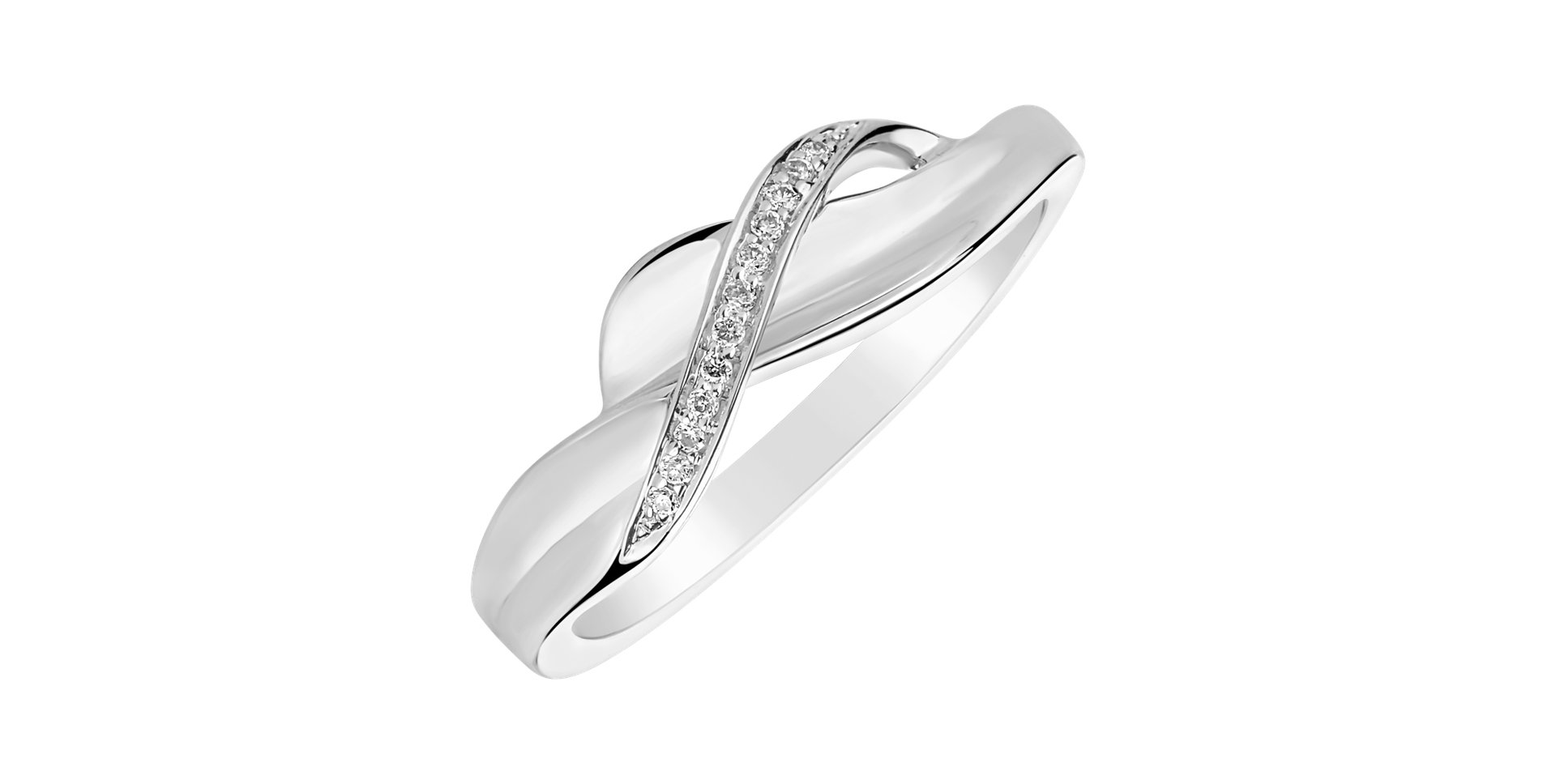 Diamond ring Twisted Elegance