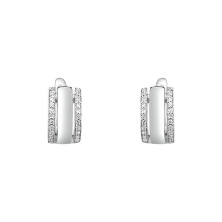 Diamond earrings Amazing Symetry